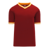Athletic Knit V-Neck Baseball Jersey with Knitted Trim (BA1333)